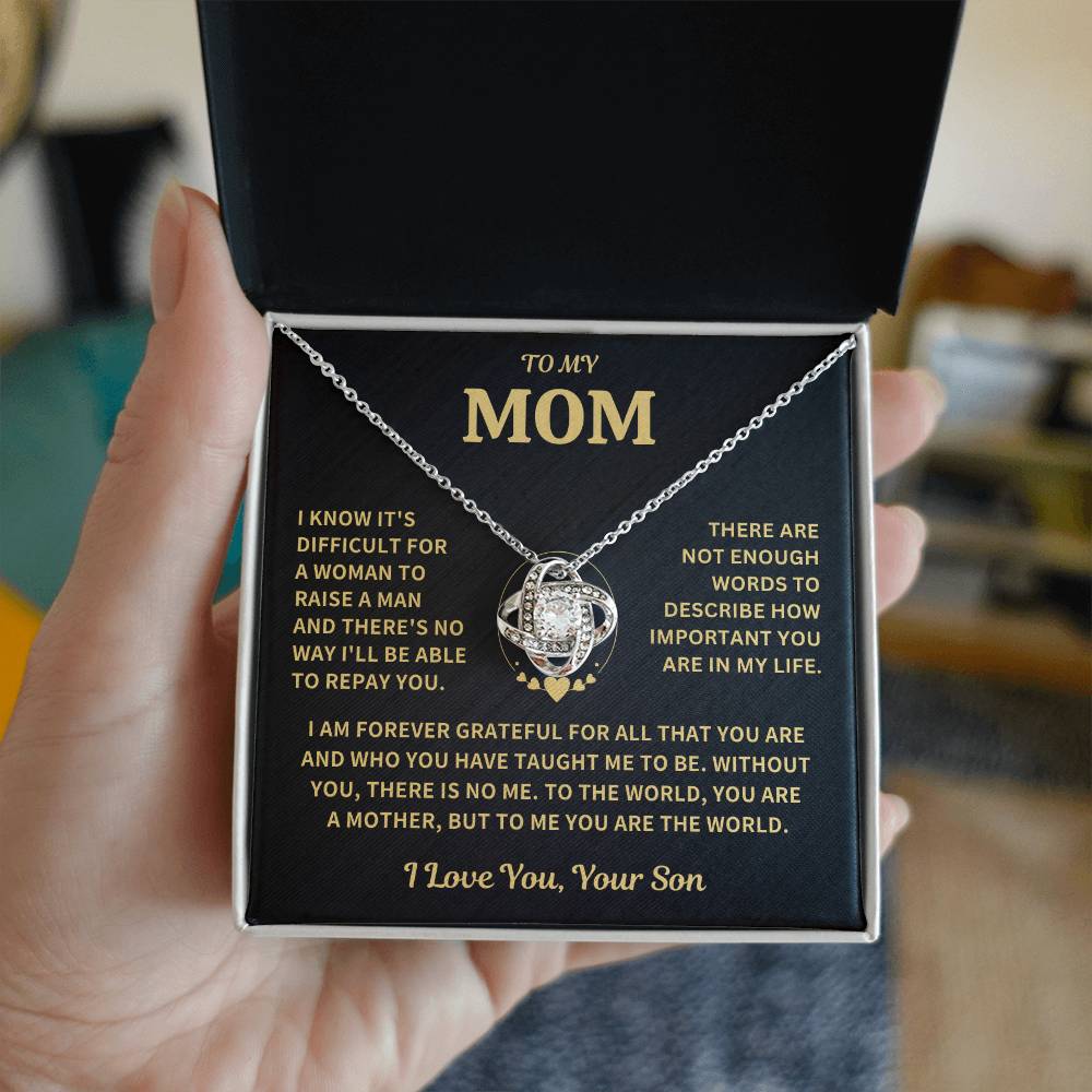 Jewelry Forever Grateful-Mom Gift-From Son