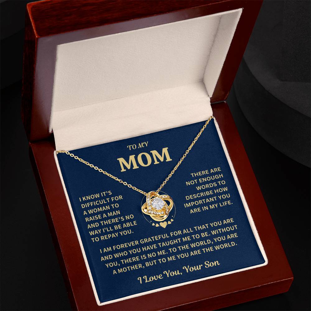Jewelry Gift For Mom-From Son -Forever Grateful