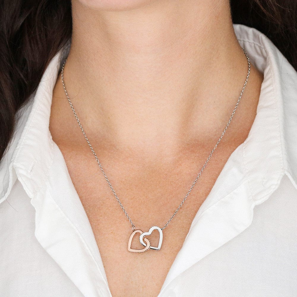 Jewelry Mother's Day Gift, "Beautiful Chapters", Interlocking Hearts Necklace Mother's Day Gift, "Beautiful Chapters", Interlocking Hearts Necklace