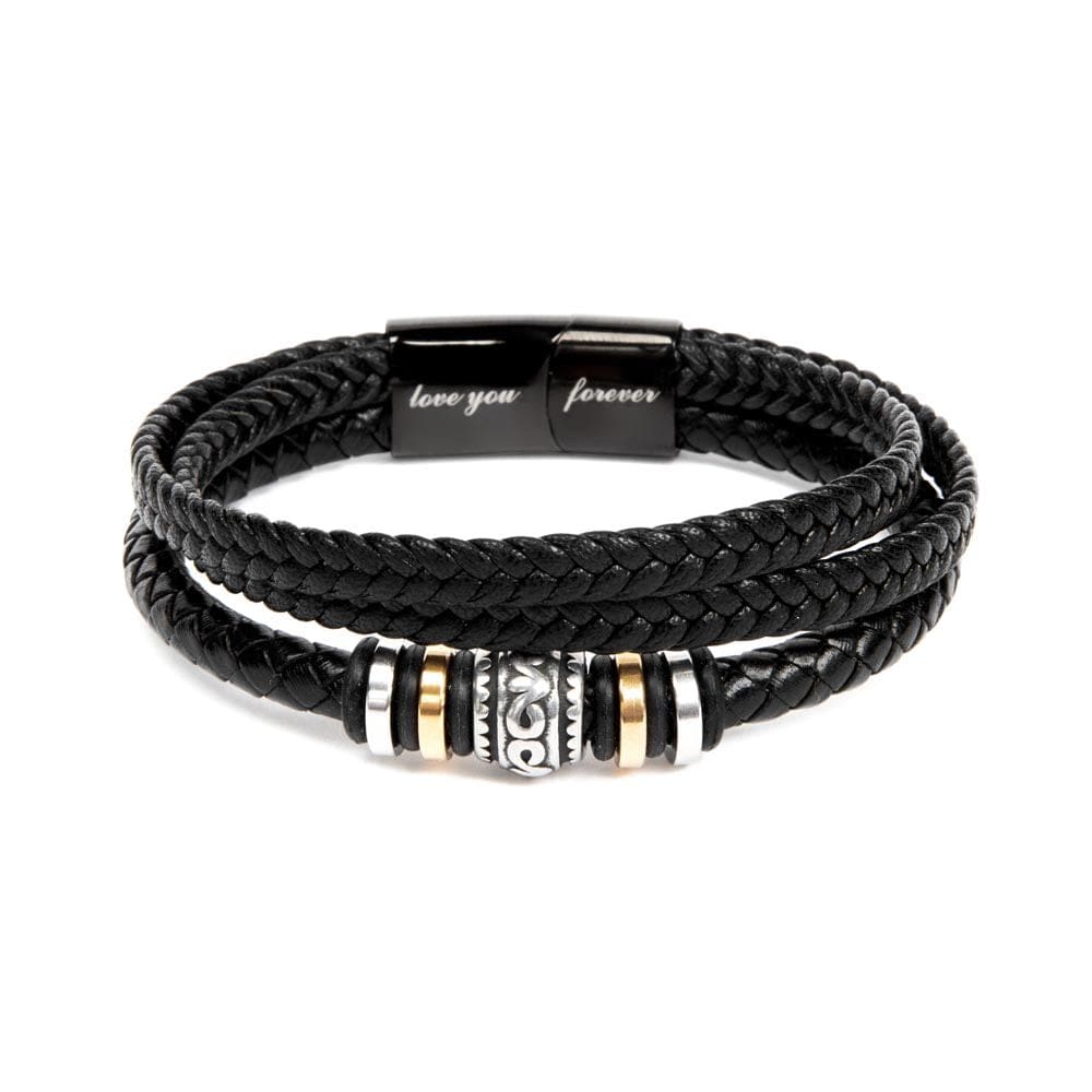 Jewelry Son Bracelet Gift, From Mom, "Believe In Yourself"