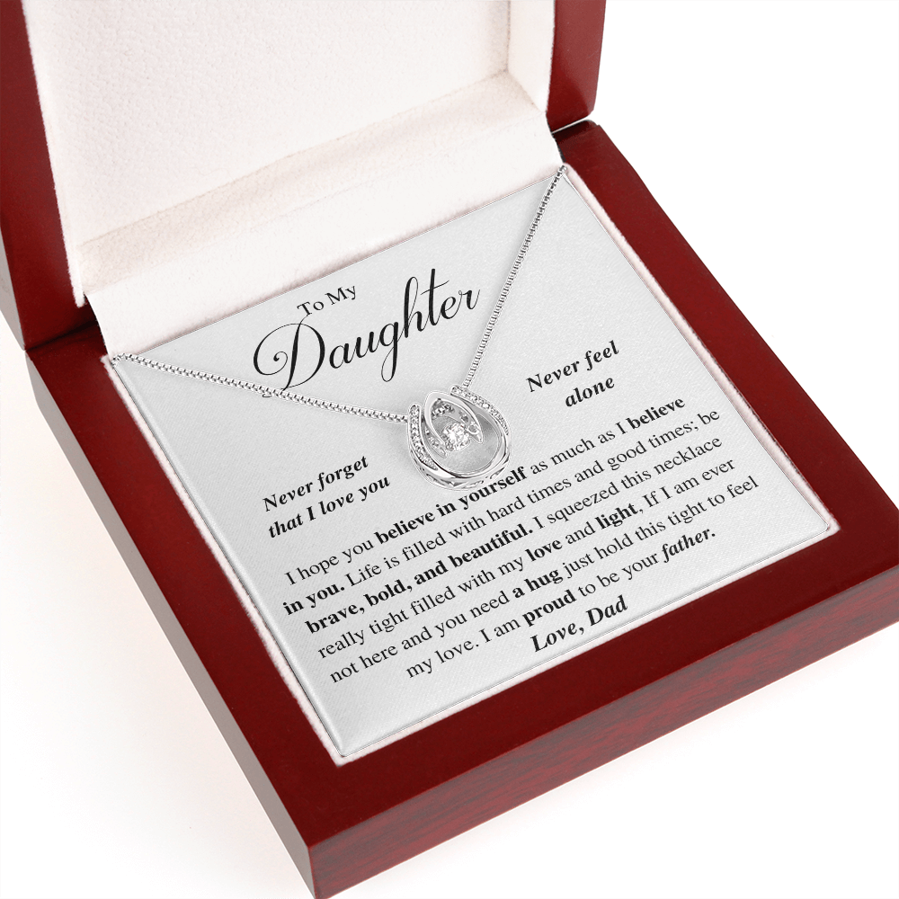 Jewelry Daughter Gift -Be bold and beautiful- From Dad