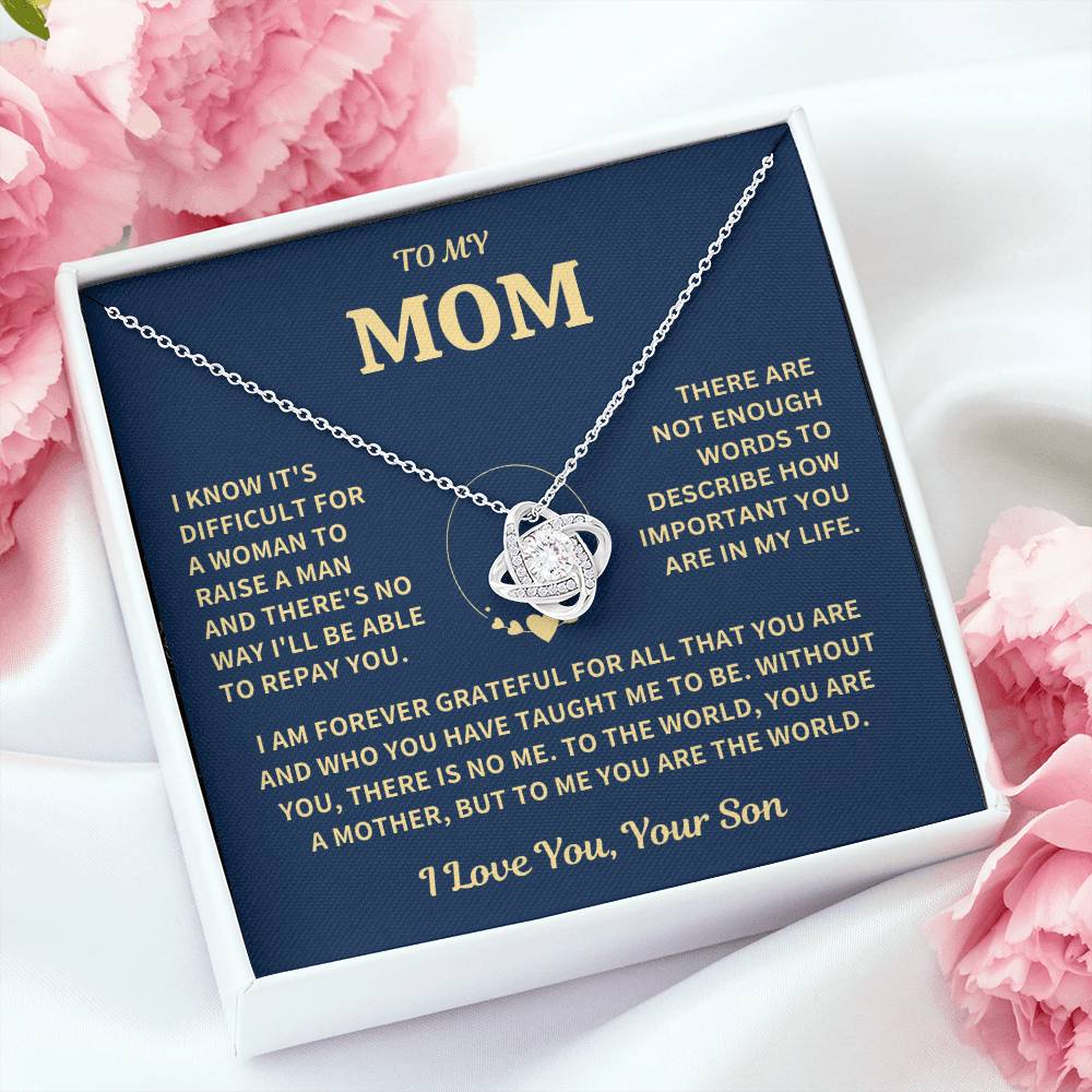 Jewelry Gift For Mom-From Son -Forever Grateful