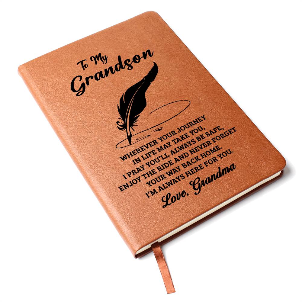 Jewelry Grandson Gift From Grandma, "Never Forget", Graphic Journal