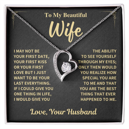 Jewelry Wife Gift-Forever Love Necklace-From Husband