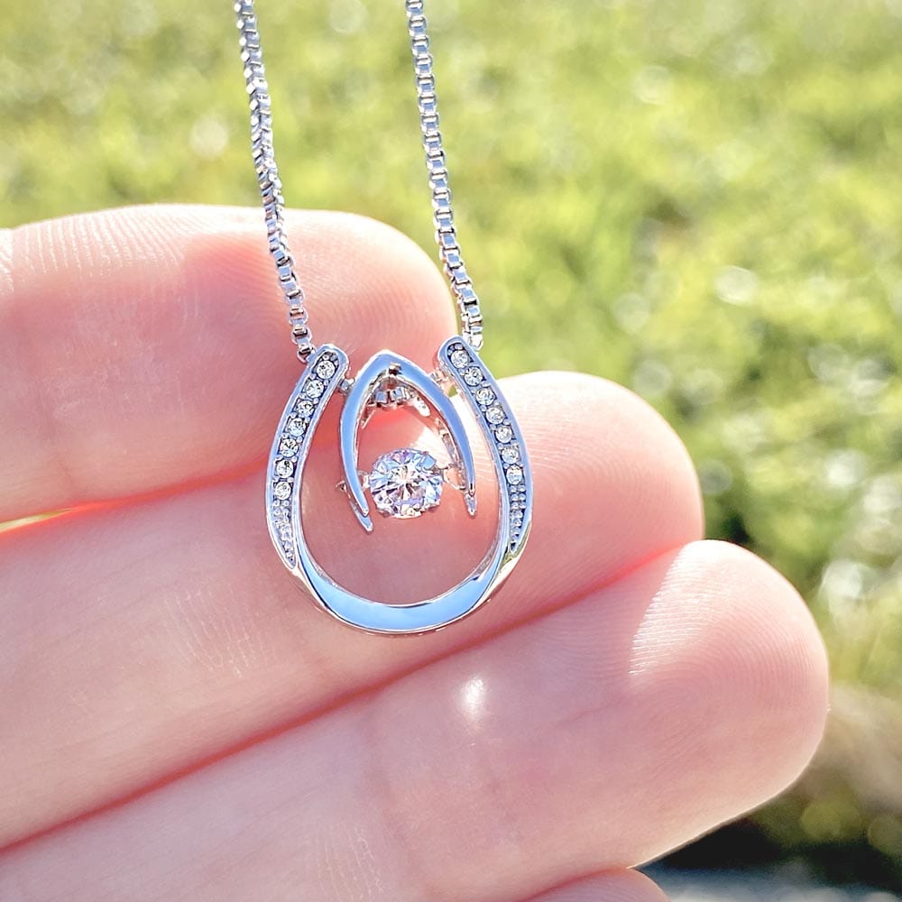Jewelry Be bold and beautiful- Horseshoe Necklace, Granddaughter Gift