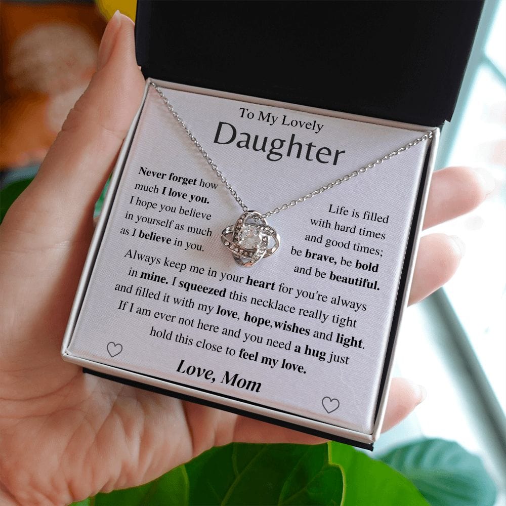 Jewelry Daughter Gift- Be bold and be beautiful- From Mom