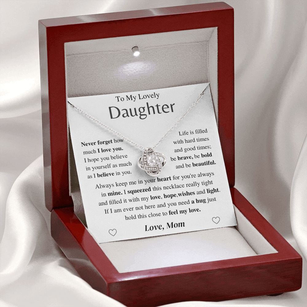 Jewelry Daughter Gift- Be bold and be beautiful- From Mom