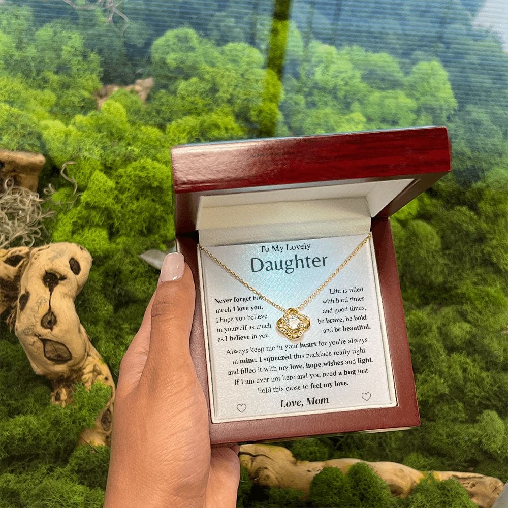 Jewelry Daughter Gift- Be bold and be beautiful- From Mom