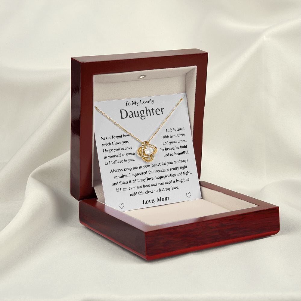 Jewelry Daughter Gift- Be bold and be beautiful- From Mom