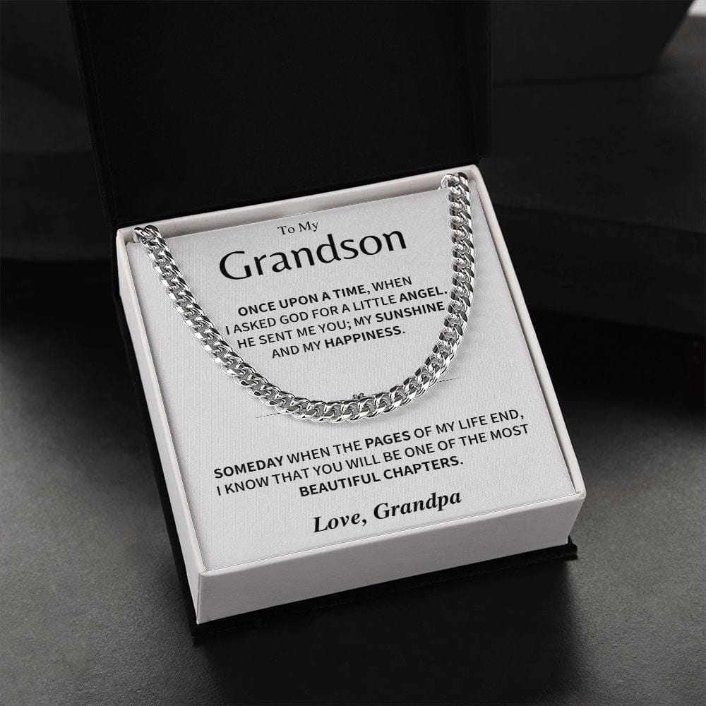 Jewelry Grandson Gift; Beautiful chapters