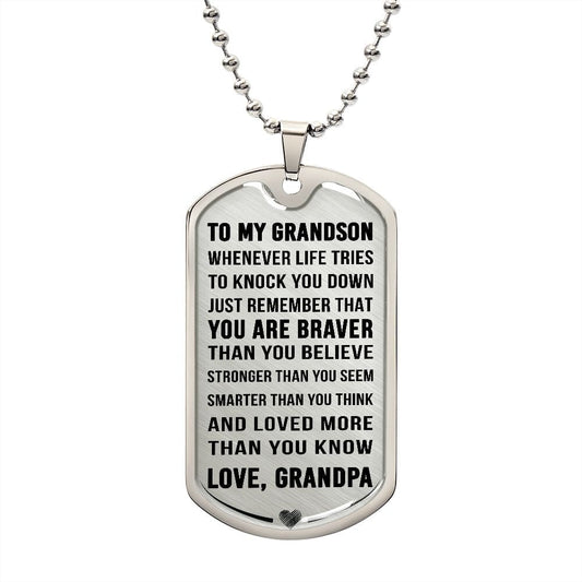 Jewelry Grandson Gift