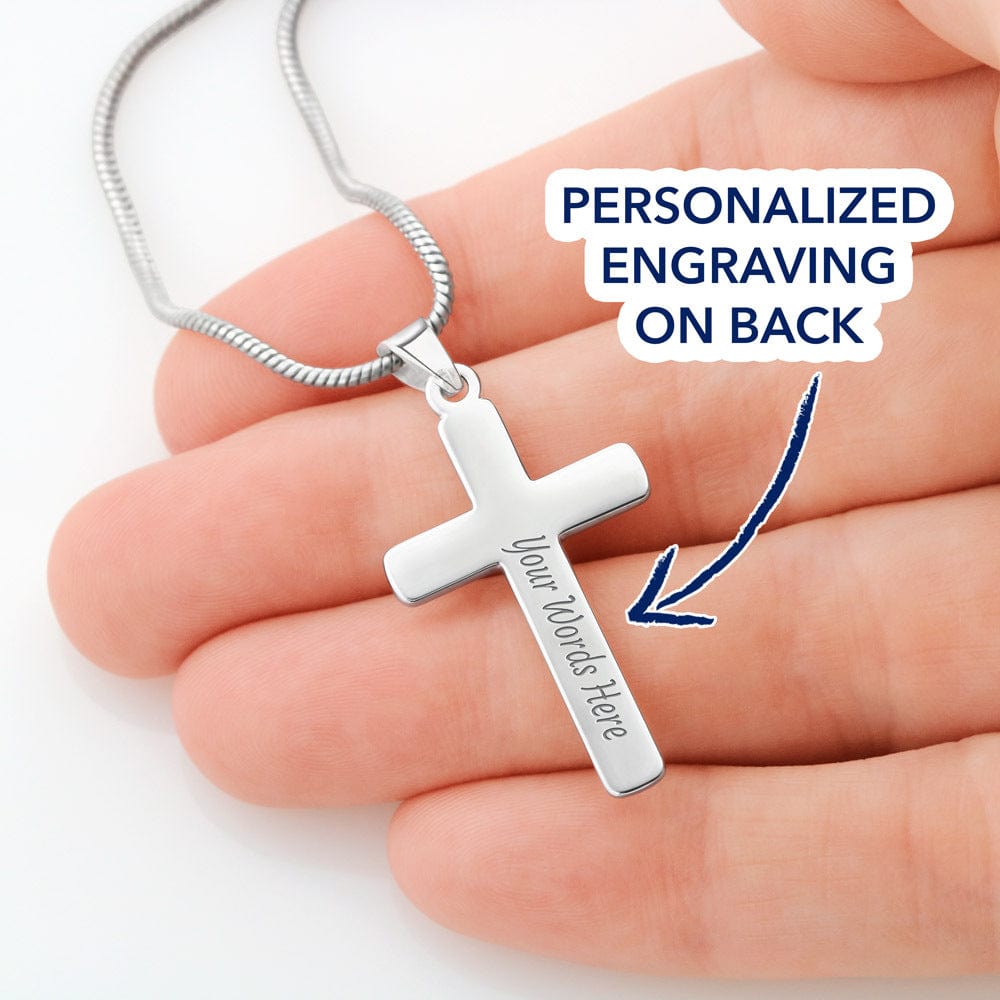 Jewelry Wear Your Faith; It's all about believing, Personalized Cross Necklace